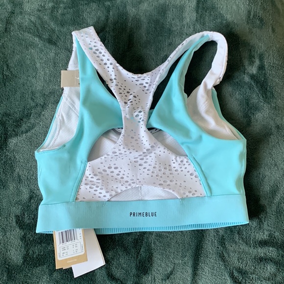 Adidas primeblue bra medium support XS NWT - Picture 2 of 13